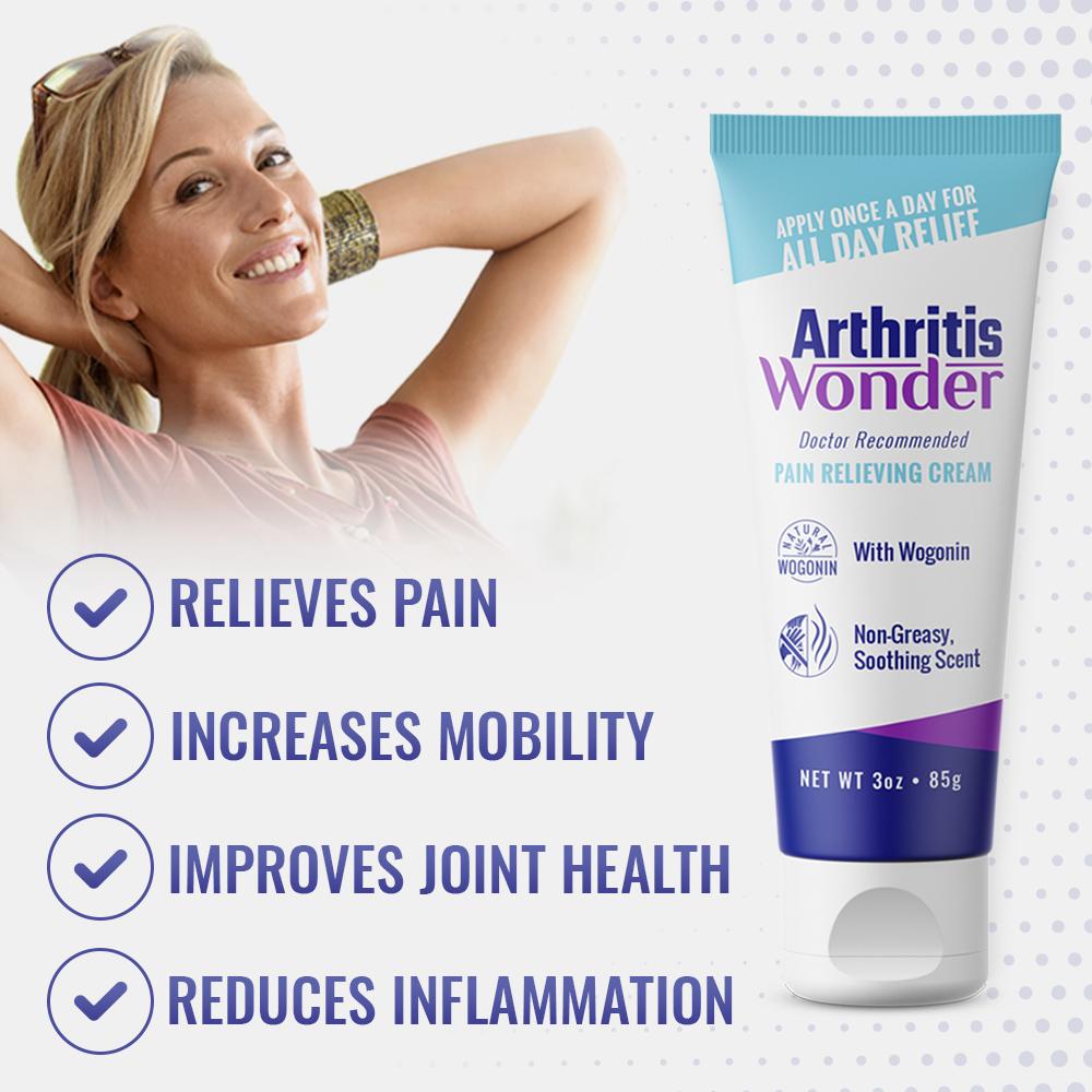 Arthritis Wonder Pain Relieving Cream 4oz Tube ArthritiswonderUK